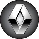 Emblema Calota 48mm Renault Degrade (4 Un)