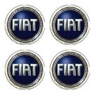 Emblema Calota 51mm Fiat Az/Pta (4 Un)