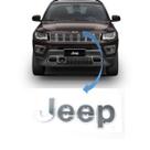 Emblema Capo Sigla Jeep Cromada Compass 2017 2022 Original