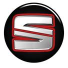 Emblema Chave Seat Alumínio 14Mm