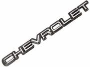 Emblema (chevrolet) cromado com fundo preto