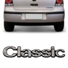 Emblema Classic Cromado Fundo Preto Polo Classic 97/2002