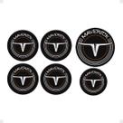 Emblema Compatível Maverick Gt Miolo Da Roda E Volante Preto