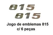 Emblema Cromado Mb Accelo 815 C/ 06 Peças