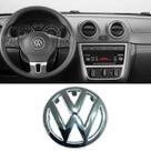 Emblema cromado volante gol saveiro voyage g5 Emblema cromado volante gol saveiro voyage g5