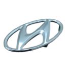 Emblema cromado volante hyundai creta 6 cm x 3 cm