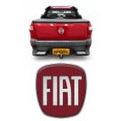Emblema Da Maçaneta Tampa Traseira Fiat Strada Resinado
