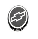 Emblema Da Tampa Volante Buzina Zafira Astra Corsa Classic - Resinado Prata
