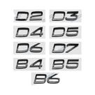 Emblema De Carro Em 3D ABS Preto Prata Letras Logo Para Porta-malas Para Volvo XC90 S60 V40 XC60 S80