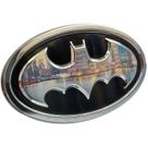 Emblema de carro Emblemas de fãs Batman 1989 Oval Bat Symbol 3D