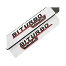 Emblema De Carro Mercedes Benz AMG Logo TURBO 4MATIC Adesivo Para Ambos Os Lados Do Para-lama X247