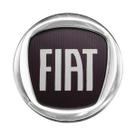 Emblema De Volante Fiat Vermelho Palio Uno Siena Idea Strada 5cm