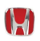 Emblema Do Porta Mala Honda New Civic 2007 A 2011 - Fundo Vermelho