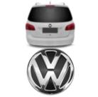 Emblema do porta malas (vw) vw spacefox todos cromado com fundo preto Emblema do porta malas (vw) vw spacefox todos cromado com fundo preto