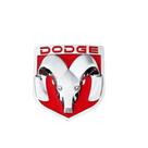 Emblema Dodge Journey, Ram Charger Porta Mala Metal 8,5cm Cromado e Vermelho