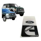 Emblema "Ford/Cummins" Da Porta F350/ F4000 - Preto 2009 A 2019 - AC45E254W02BAF