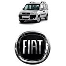 Emblema Grade Fiat Punto Doblô Stilo Idea 2008 2009 2010 2011 Distintivo Logotipo Símbolo Preto