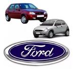 Emblema grade ford oval courier ka escort fiesta fiesta 2008 grande reto azul