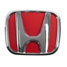 Emblema Grade Fundo Vermelho Honda Civic 2007 a 2011