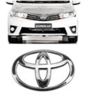 Emblema grade (logo toyota) corolla 15/18 cromado