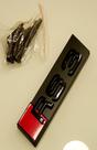 Emblema Grade Radiador Audi Rs3 3D Black Piano Preto