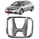 Emblema Grade Radiador Civic 2007 A 2011 New Fit 2009 A 2014 Emblema Grade Radiador Civic 2007 A 2011 New Fit 2009 A 2014