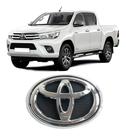 Emblema Grade Radiador Hilux 2016 2017 2018 Com Aro Cromado Emblema Grade Radiador Hilux 2016 2017 2018 Com Aro Cromado