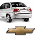 Emblema Gravata Dourado Porta Mala Corsa Classic 2012 a 2015 Emblema Gravata Dourado Porta Mala Corsa Classic 2012 a 2015