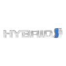 Emblema Hybrid Cromado Corolla/ Corolla Cross 2019 Em Diante