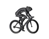 Emblema Ictus Ciclista Preto Imã Adesivo Carro Geladeira