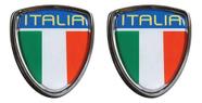 Emblema Italia Paralama, Punto, Strada, Palio Weekend, Idea Azul/amarela/verde/branco/vermelho