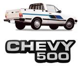 Emblema Lateral Chevy 500 Cinza
