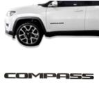 Emblema lateral (compass) jeep compass 16/ cromado com preto Emblema lateral (compass) jeep compass 16/ cromado com preto