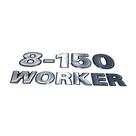 Emblema lateral vw (8150 worker) escovado resinado **vw work