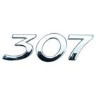 Emblema Letreiro 307 para carro PEUGEOT 307 2001 a 2012