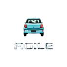 Emblema Letreiro AGILE Cromado Agile 2009 a 2014 Emblema Letreiro AGILE Cromado Agile 2009 a 2014