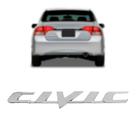 Emblema Letreiro CIVIC para carros 2007 a 2011