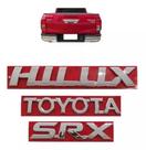 Emblema Letreiro Cromado Toyota Hilux Srx 2016 A 2019 Tampa