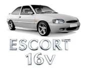 Emblema Letreiro Escort 16V Ano 1997 a 1998 Peça Cromada Fita 3M