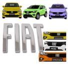 emblema letreiro fiat mobi argo cronos 2020 2021 2022 grade radiador cromado
