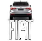 Emblema Letreiro Fiat Porta Malas Cronos 2018 Acima Peça Cromada Tam. 95x74