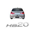 Emblema Letreiro HB20 Cromado HB20 2012 a 2019