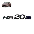 Emblema Letreiro HB20S 2014 Em Diante Black Piano Preto