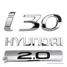 Emblema Letreiro Hyundai i30 2.0 kit 3 Peças Peça Cromada
