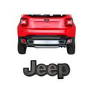 Emblema Letreiro Jeep Traseiro Black Piano Renegade 2015 a 2021