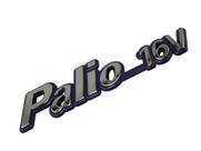 Emblema letreiro palio 16v 1996/2000 cromado fundo azul