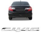 Emblema Letreiro Porta Malas Honda Civic 2012 a 2016 Cromado