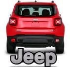 emblema letreiro porta-malas jeep Renegade ano modelo 2015 até 2020 cromado