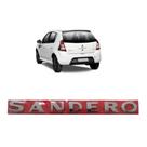 emblema letreiro Renault Sandero porta mala cromado ano modelo 2013 até 2017
