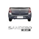Emblema Letreiro SANDERO 1.6 16V Cromado com Preto Sandero 2007 a 2014
